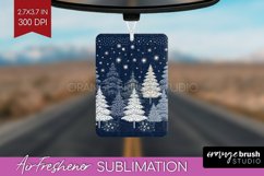 Nordic Christmas Air Freshener PNG - Winter Car Freshener Product Image 1