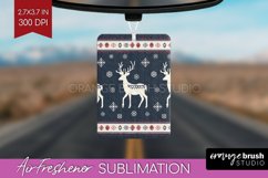 Nordic Christmas Air Freshener PNG - Winter Car Freshener Product Image 1