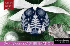 Nordic Christmas Ornament PNG - Winter Pattern Sublimation Product Image 1