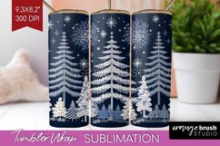 Nordic Christmas Tumbler Wrap - Winter Tumbler PNG Product Image 1