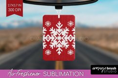 Nordic Christmas Air Freshener PNG - Winter Car Freshener Product Image 1