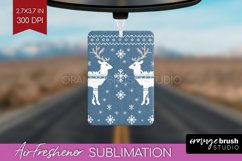 Nordic Christmas Air Freshener PNG - Winter Car Freshener Product Image 1