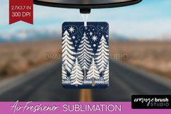 Nordic Christmas Air Freshener PNG - Winter Car Freshener Product Image 1