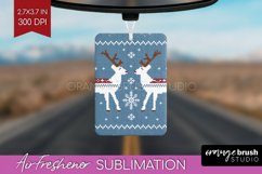Nordic Christmas Air Freshener PNG - Winter Car Freshener Product Image 1
