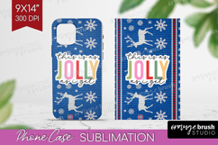 Funny Christmas Quote Phone Case PNG - Knitted Xmas Case PNG Product Image 1
