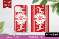 Funny Christmas Quote Phone Case PNG - Knitted Xmas Case PNG Product Image 1
