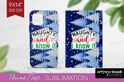 Funny Christmas Quote Phone Case PNG - Knitted Xmas Case PNG Product Image 1