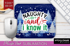 Funny Christmas Quote Mouse Pad Sublimation - Knitted Xmas Product Image 1