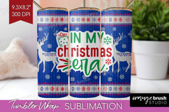 Funny Christmas Quote Tumbler Wrap - Knitted Xmas Tumbler Product Image 1