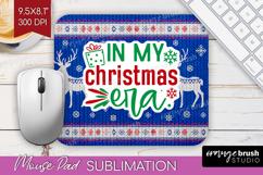 Funny Christmas Quote Mouse Pad Sublimation - Knitted Xmas Product Image 1