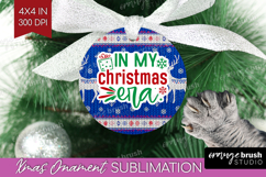 Funny Christmas Quote Ornament PNG - Knitted Xmas PNG Product Image 1