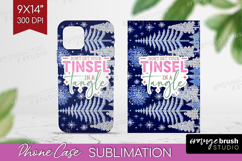 Funny Christmas Quote Phone Case PNG - Knitted Xmas Case PNG Product Image 1