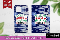 Funny Christmas Quote Phone Case PNG - Knitted Xmas Case PNG Product Image 1