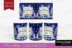 Funny Christmas Quote Mug Wrap - Knitted Xmas Mug PNG Product Image 1