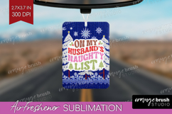 Funny Christmas Quote Air Freshener PNG - Knitted Xmas PNG Product Image 1