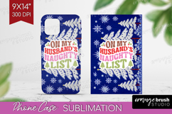 Funny Christmas Quote Phone Case PNG - Knitted Xmas Case PNG Product Image 1