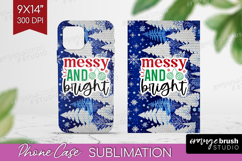 Funny Christmas Quote Phone Case PNG - Knitted Xmas Case PNG Product Image 1