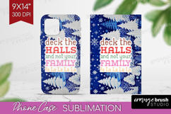 Funny Christmas Quote Phone Case PNG - Knitted Xmas Case PNG Product Image 1