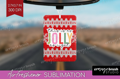 Funny Christmas Quote Air Freshener PNG - Knitted Xmas PNG Product Image 1