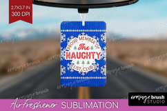 Funny Christmas Quote Air Freshener PNG - Knitted Xmas PNG Product Image 1