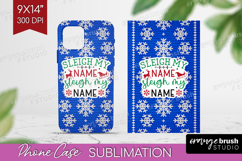 Funny Christmas Quote Phone Case PNG - Knitted Xmas Case PNG Product Image 1