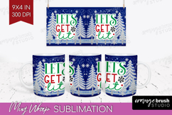 Funny Christmas Quote Mug Wrap - Knitted Xmas Mug PNG Product Image 1