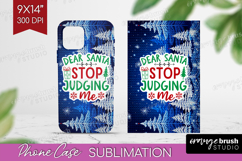 Funny Christmas Quote Phone Case PNG - Knitted Xmas Case PNG Product Image 1
