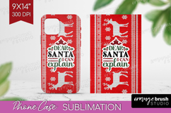 Sarcastic Christmas Quote Phone Case PNG - Knitted Case PNG Product Image 1