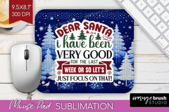 Sarcastic Christmas Quote Mouse Pad Sublimation - Knitted Product Image 1