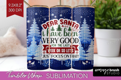 Sarcastic Christmas Quote Tumbler Wrap - Knitted Tumbler PNG Product Image 1