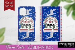 Sarcastic Christmas Quote Phone Case PNG - Knitted Case PNG Product Image 1