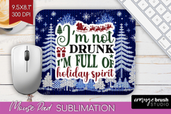 Sarcastic Christmas Quote Mouse Pad Sublimation - Knitted Product Image 1