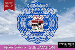 Sarcastic Christmas Quote Wind Spinner Sublimation PNG - Product Image 1
