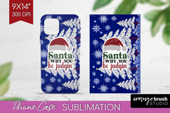 Sarcastic Christmas Quote Phone Case PNG - Knitted Case PNG Product Image 1