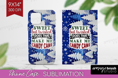 Sarcastic Christmas Quote Phone Case PNG - Knitted Case PNG Product Image 1