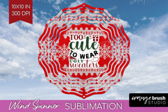 Sarcastic Christmas Quote Wind Spinner Sublimation PNG - Product Image 1