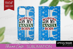 Sarcastic Christmas Quote Phone Case PNG - Knitted Case PNG Product Image 1
