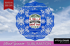 Sarcastic Christmas Quote Wind Spinner Sublimation PNG - Product Image 1