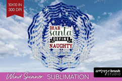 Sarcastic Christmas Quote Wind Spinner Sublimation PNG - Product Image 1