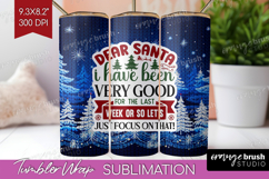 Sarcastic Christmas Quote Tumbler Wrap - Knitted Tumbler PNG Product Image 1