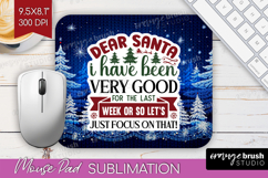 Sarcastic Christmas Quote Mouse Pad Sublimation - Knitted Product Image 1