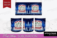 Sarcastic Christmas Quote Mug Wrap - Knitted Mug PNG Product Image 1