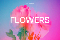 Abstract Faded Flowers Textures Product Image 1