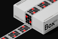 Box with Duct Tape Branding Mockup Product Image 1