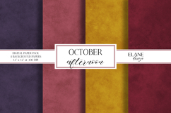 Fall Digital Paper, Autumn Printable Cardstock Product Image 1