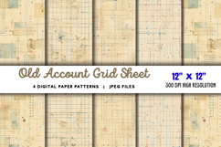 Old Account Grid Sheet JPG Product Image 1