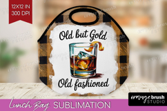 Old Fashioned Cocktail Lunch Bag Summer Drink Lunch Bug PNG Product Image 1