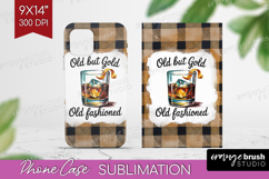 Old Fashioned Cocktail Phone Case PNG Summer Drink Case PNG Product Image 1