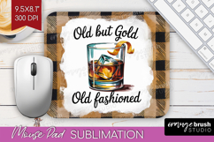 Old Fashioned Cocktail Mouse Pad Sublimation Summer Drink Product Image 1