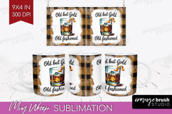 Old Fashioned Cocktail Mug Wrap Summer Drink Mug PNG Product Image 1